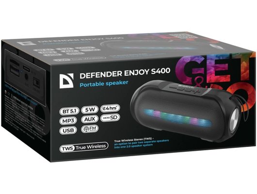 Портативная акустика DEFENDER ENJOY S400